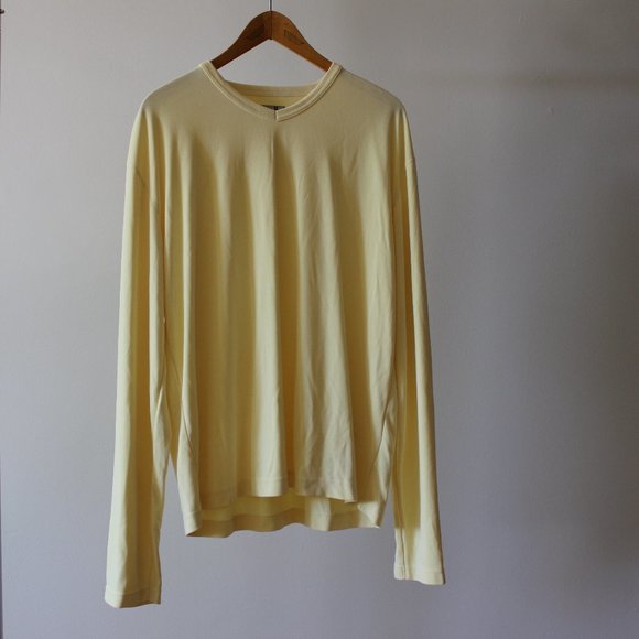 Ted Baker Pastel Yellow Long Sleeves Shirt - Picture 3 of 6